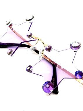 GASOLINE GLAMOUR STARLET PURPLE SMOKE SUNGLASSES 💜💎 💜